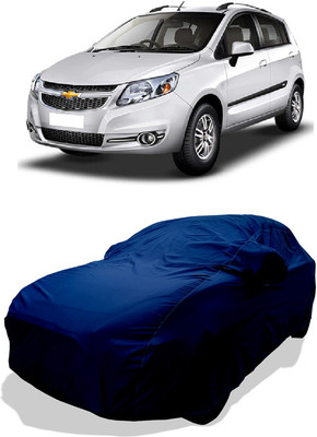 Coxtor Car Cover For Chevrolet Sail Hatchback 1.2 LT ABS (With Mirror Pockets)(Blue)