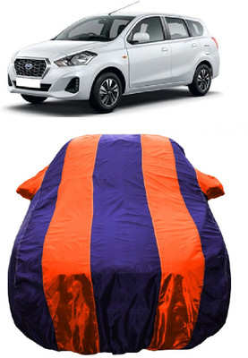 Wegather Car Cover For Datsun GO Plus T Option (With Mirror Pockets)(Orange)