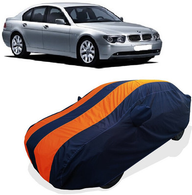 Coxtor Car Cover For BMW 7 Series 735i (With Mirror Pockets)(Orange)