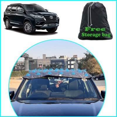 FAMEXON Car Cover For Toyota Fortuner (Without Mirror Pockets)(Grey)