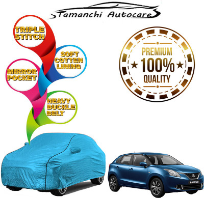Tamanchi Autocare Car Cover For Hyundai Venue (With Mirror Pockets)(Blue)