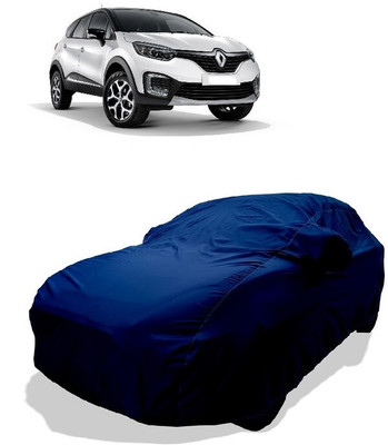 Coxtor Car Cover For Renault Captur RXE Diesel (With Mirror Pockets)(Green)