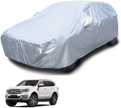 Euro Care Car Cover For Ford Endeavour (With Mirror Pockets)(Silver)