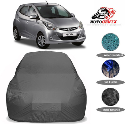 RB MOTO Car Cover For Hyundai Eon (Without Mirror Pockets)(Grey)