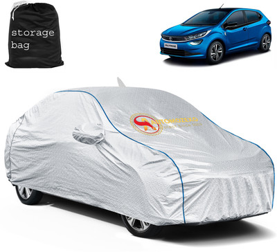 AUTOMOZEXO Car Cover For Tata Altroz (With Mirror Pockets)(Silver)