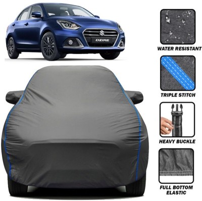 kerwa Car Cover For Maruti Suzuki Swift Dzire, Swift Dzire 1.2L, Swift Dzire 1.3L, Swift Dzire AMT ZDI, Swift Dzire EX (With Mirror Pockets)(Grey, Blue, For 2010, 2011, 2012, 2013, 2014, 2015, 2016, 2017, 2018, 2019, 2020, 2021, 2022, 2023, 2024 Models)