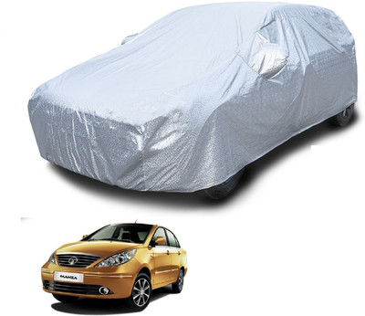 Euro Care Car Cover For Tata Manza (With Mirror Pockets)(Silver)