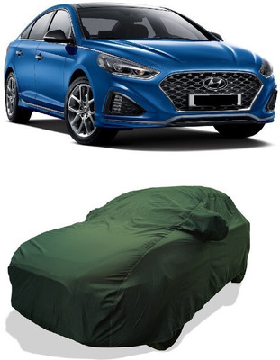 Coxtor Car Cover For Hyundai Sonata LF3 Premium (With Mirror Pockets)(Green)