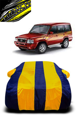 FRONCH Car Cover For Tata Sumo DLX (With Mirror Pockets)(Yellow, Blue)
