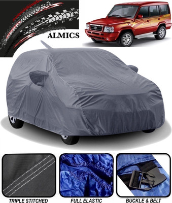 ALMICS Car Cover For Tata Sumo (With Mirror Pockets)(Grey)