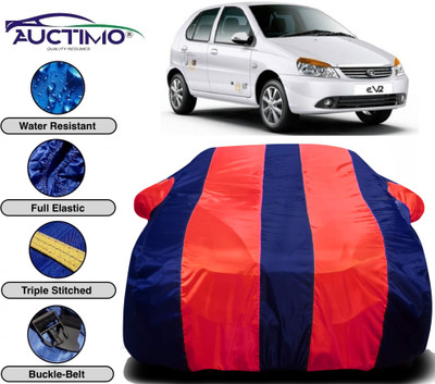 AUCTIMO Car Cover For Tata Indica eV2 (With Mirror Pockets)(Multicolor)