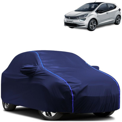 Autohaux Car Cover For Tata Altroz EV (With Mirror Pockets)(Blue)