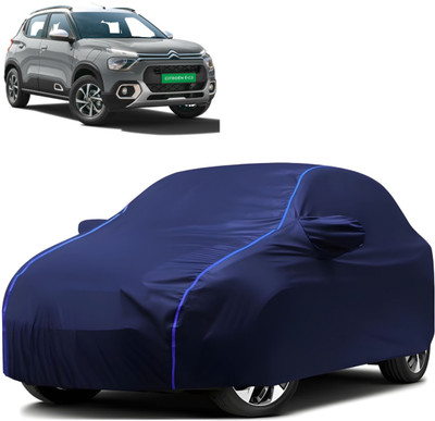 Autohaux Car Cover For Citroen C3 Aircross (With Mirror Pockets)(Blue)