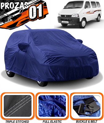 prozas Car Cover For Maruti Suzuki Eeco (With Mirror Pockets)(Blue)