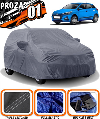 prozas Car Cover For Maruti Suzuki Elite i20 2020 (With Mirror Pockets)(Grey)