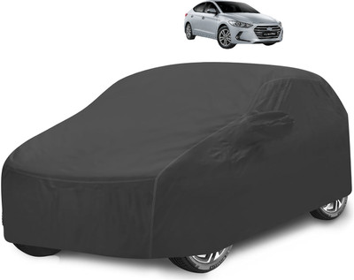 Caronix Car Cover For Hyundai Elantra (With Mirror Pockets)(Grey)