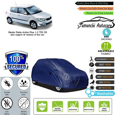Tamanchi Autocare Car Cover For Skoda Fabia Active Plus 1.2 TDI CR(Blue)