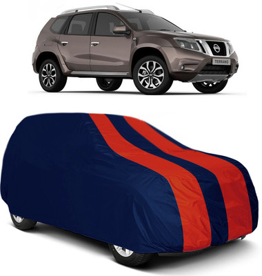 MoTRoX Car Cover For Nissan Terrano (Without Mirror Pockets)(Red, Blue)