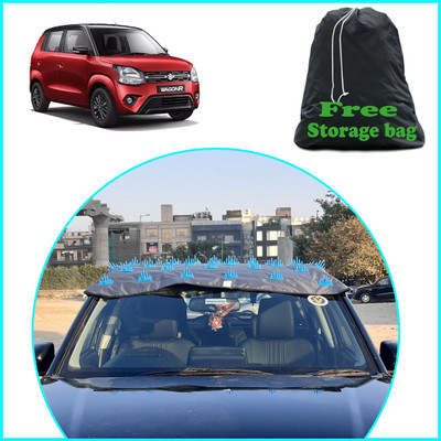 FAMEXON Car Cover For Maruti Suzuki Wagon R (Without Mirror Pockets)(Grey)