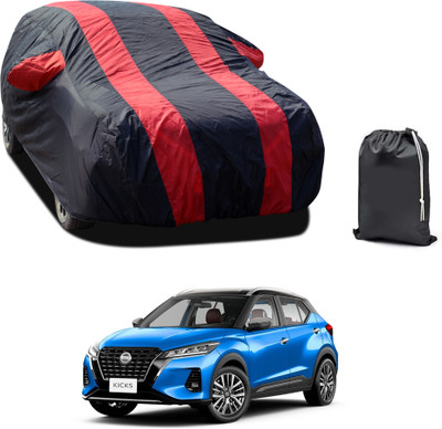 GOSHIV-car and bike accessories Car Cover For Nissan Kicks (With Mirror Pockets)(Red, For 2018, 2019, 2020, 2021, 2022, 2023 Models)