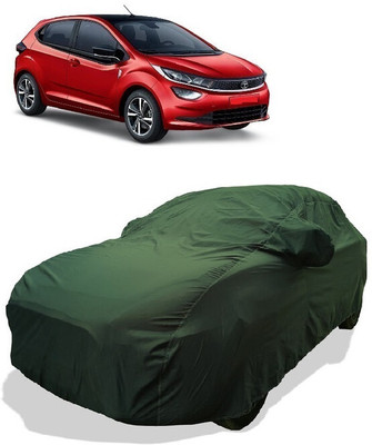 Coxtor Car Cover For Tata Altroz XM Petrol (With Mirror Pockets)(Gold)