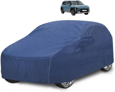 Caronix Car Cover For Kia Universal For Car (With Mirror Pockets)(Blue)