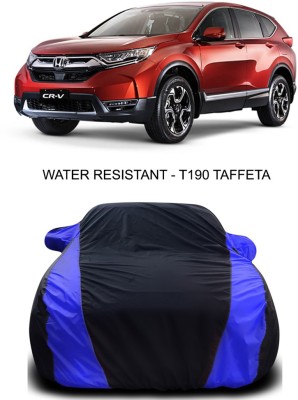 Furious3D Car Cover For Honda CR-V (With Mirror Pockets)(Black, Blue)