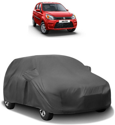 HMS Car Cover For Maruti Suzuki Alto (With Mirror Pockets)(Grey)