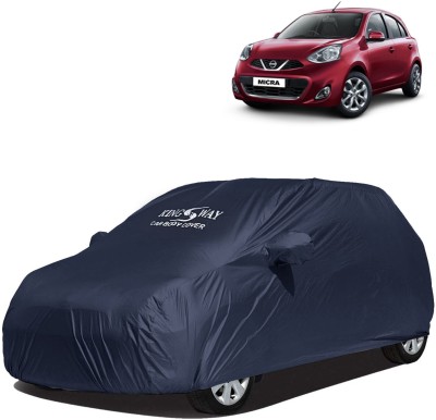 Kingsway Car Cover For Nissan Micra (With Mirror Pockets)(Blue, For 2010, 2011, 2012, 2013, 2014, 2015, 2016, 2017, 2018, 2019, 2020 Models)