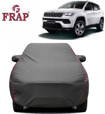 Frap Car Cover For Jeep Compass (With Mirror Pockets)(Grey)