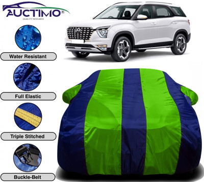 AUCTIMO Car Cover For Hyundai Alcazar (With Mirror Pockets)(Multicolor)