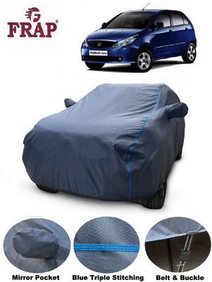 Frap Car Cover For Tata Vista (With Mirror Pockets)(Grey)