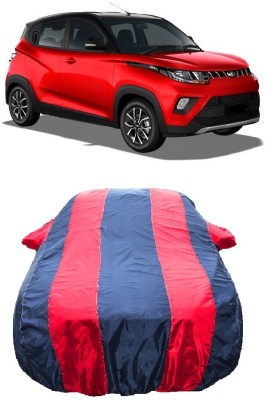 Wegather Car Cover For Mahindra KUV100 NXT D75 K4 Plus 5Str Diesel (With Mirror Pockets)(Red)