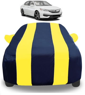 Auto Hub Car Cover For Honda Accord (With Mirror Pockets)(Yellow)