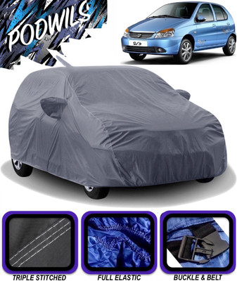 PODWILS Car Cover For Tata Indica eV2(Grey)