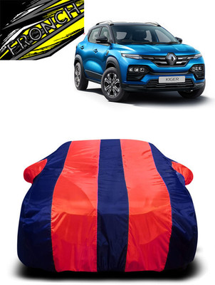 FRONCH Car Cover For Renault Kiger (With Mirror Pockets)(Red, Blue)