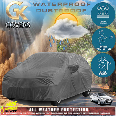 Tamanchi Autocare Car Cover For Renault Scala (With Mirror Pockets)(Grey)