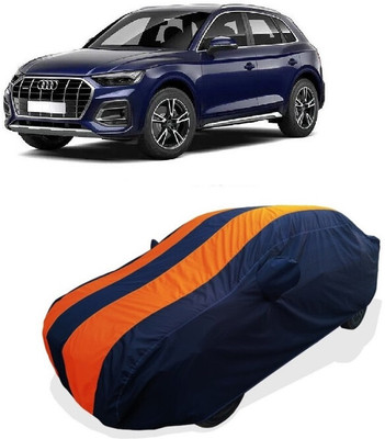 Coxtor Car Cover For Audi Q4 Etron Concept (With Mirror Pockets)(Orange)