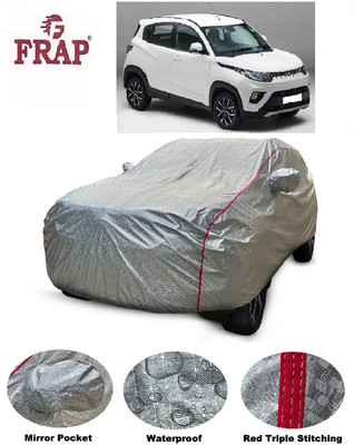 Frap Car Cover For Mahindra KUV100 (With Mirror Pockets)(Silver)
