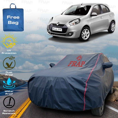 Frap Car Cover For Renault Pulse (With Mirror Pockets)(Blue, Red)