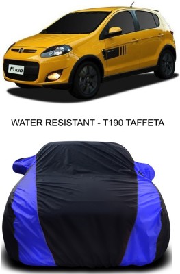 Ascension Car Cover For Fiat Palio Stile (With Mirror Pockets)(Black, Blue)