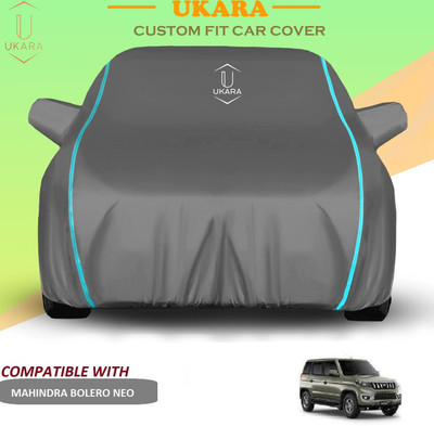 Ukara Car Cover For Mahindra Bolero Neo (With Mirror Pockets)(Grey)
