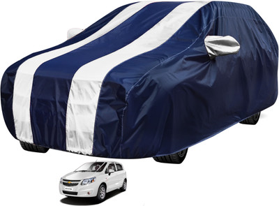 Auto Hub Car Cover For Chevrolet Sail UVA (Without Mirror Pockets)(Black, White)