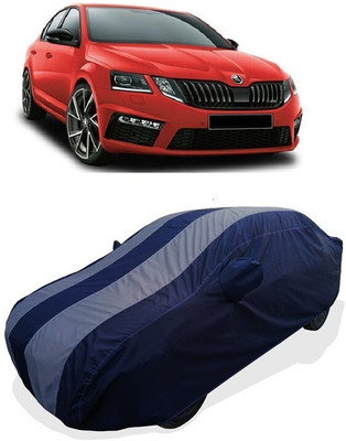 Coxtor Car Cover For Skoda Octavia 1.4 TSI MT Style Petrol (With Mirror Pockets)(Grey)