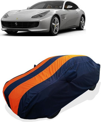 QLAX Car Cover For Maruti GTC4Lusso V12 Petrol (With Mirror Pockets)(Orange)