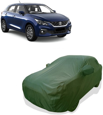 Tricway Car Cover For Maruti Suzuki Baleno (With Mirror Pockets)(Green)