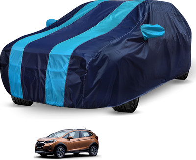 Auto Hub Car Cover For Honda WRV (With Mirror Pockets)(Blue, Blue)