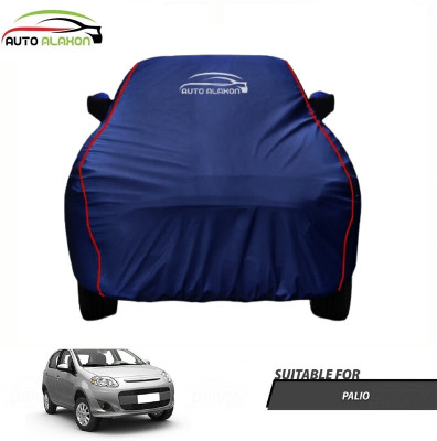 AUTO ALAXON Car Cover For Fiat Palio (With Mirror Pockets)(Blue)