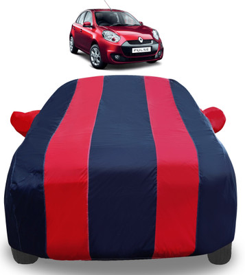 Auto Hub Car Cover For Renault Pulse (With Mirror Pockets)(Red)