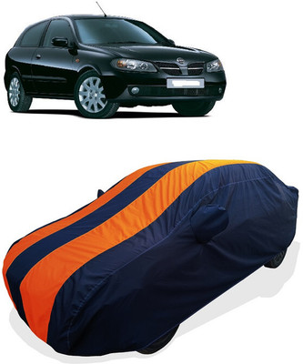 Coxtor Car Cover For Nissan Almera 1.5 SVE (With Mirror Pockets)(Orange)